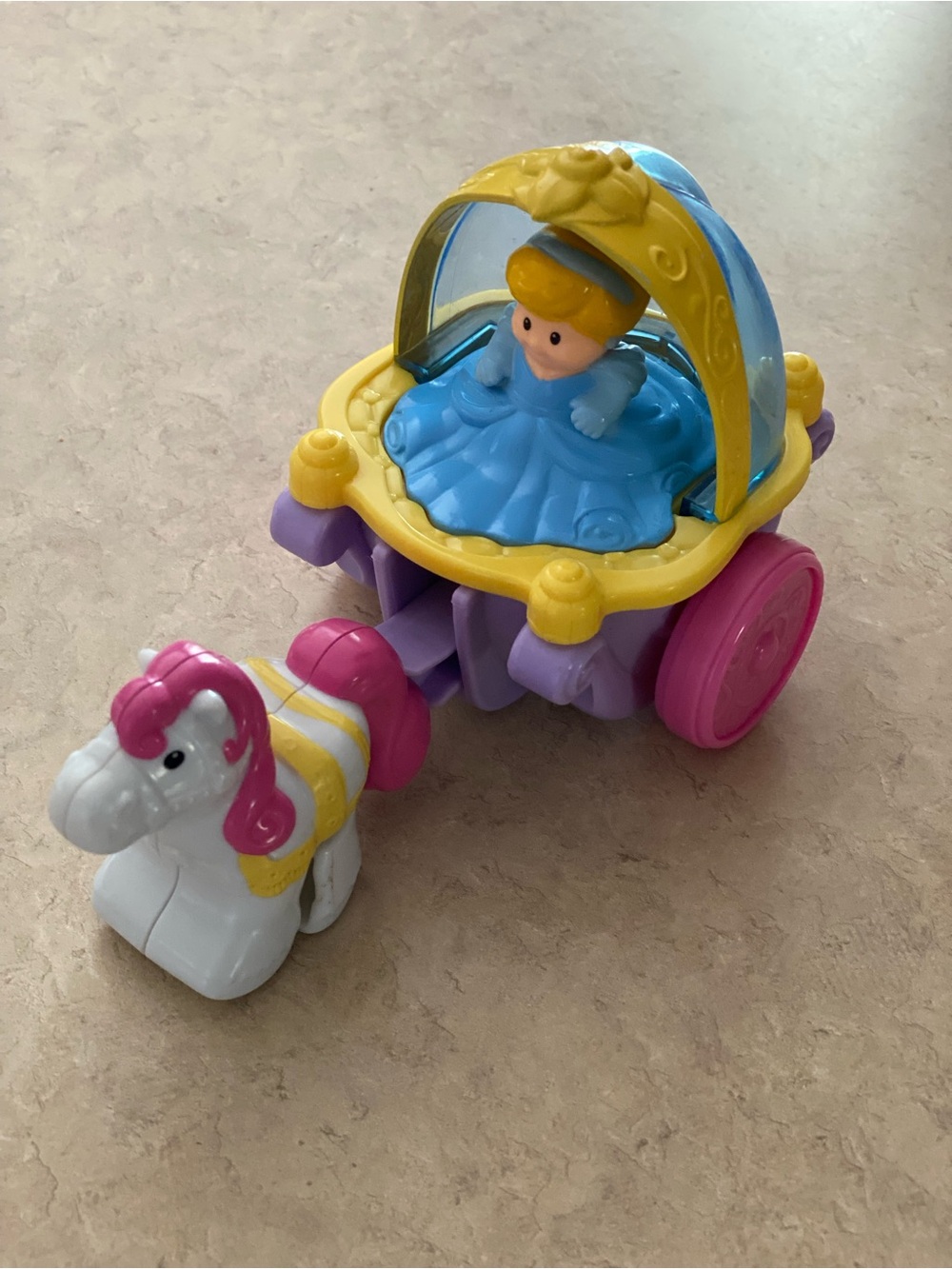 Little people klip klop Cinderella carriage and horse